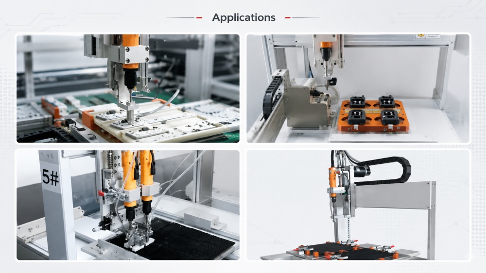 Automatic Screwing Robot applications Automatisk skruerobotapplikationer