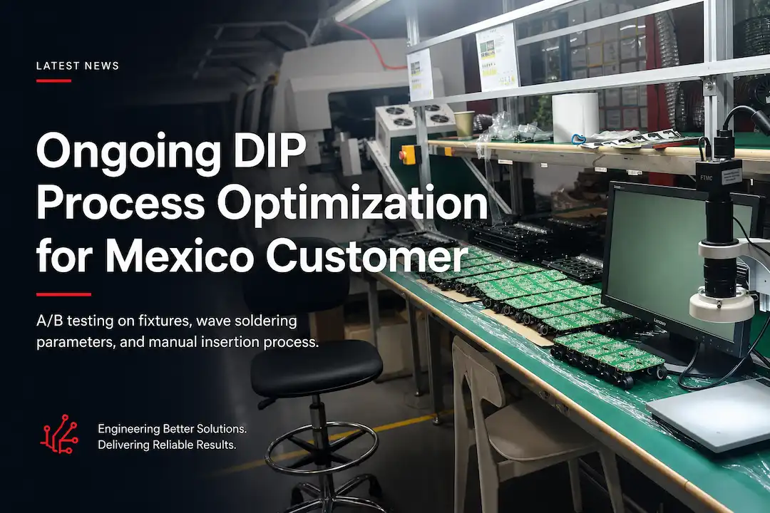IKT forts&aelig;tter med at optimere DIP-produktionsprocessen for Mexico Electronics Manufacturer.webp