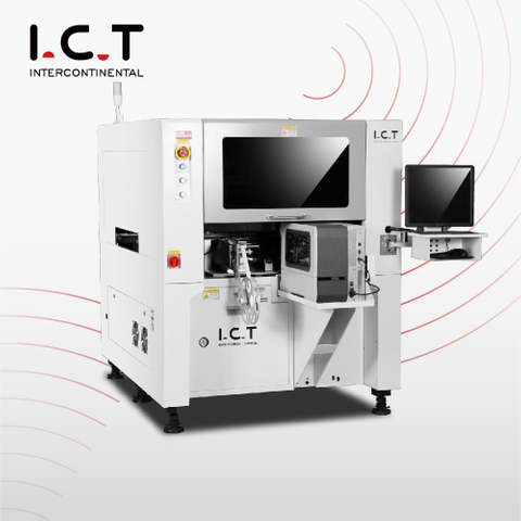 ICT-310P | SMT Inline Label Mounter i PCB samlebånd 