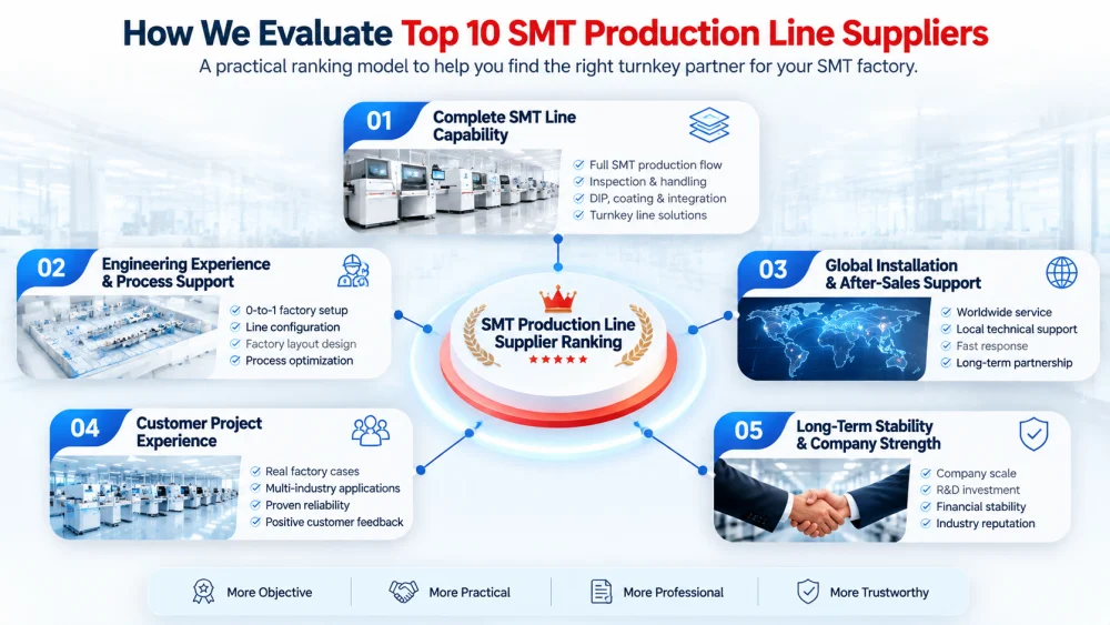 S&Aring;DAN evalueres Top 10 SMT Production Line Suppliers.webp